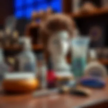 Care products and tools for maintaining 360 density wig