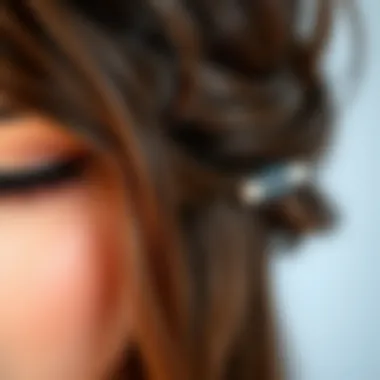 Close-up view of 360 density wig showcasing hair texture and quality