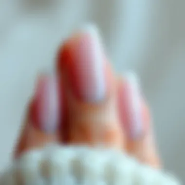 Acrylic Nails Enhanced by Primer A beautifully manicured set of acrylic nails showcasing the effects of quality nail primer.