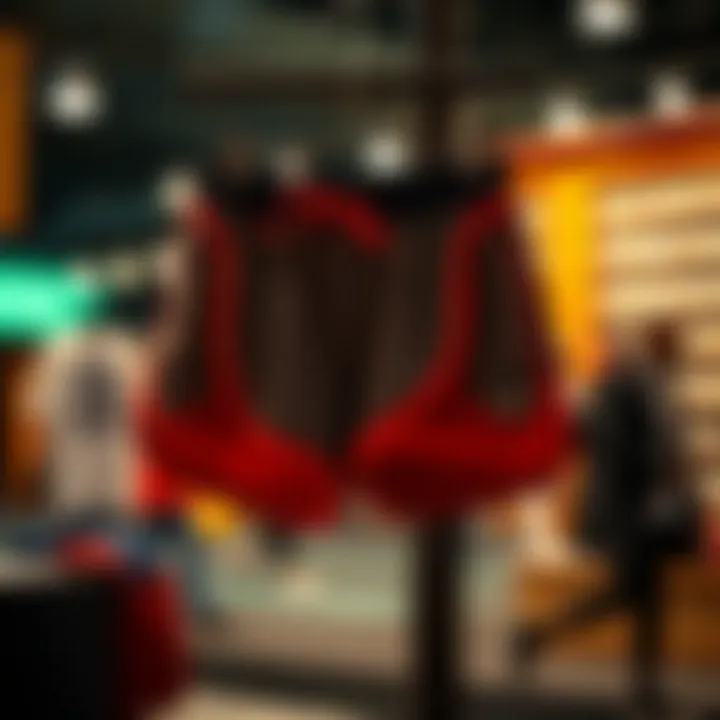 Stylish Design of Athletic Shorts Stylish anti-chafing athletic shorts on display