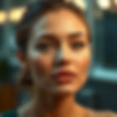 Facial Contouring Results from Massage Tools Before and after comparison of facial contouring results from using massage tools