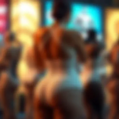 Diverse Designs of Body Shapers with Bum Pads A variety of body shapers showcasing different designs and materials