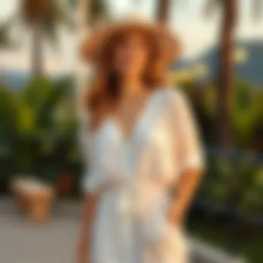 Breezy Linen Elegance for Evening Strolls Lightweight linen dress ideal for warm island evenings