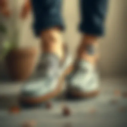 Elegant linen loafers showcasing intricate design