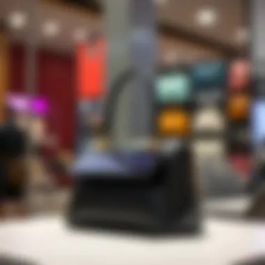 Stylish touch screen purse on display