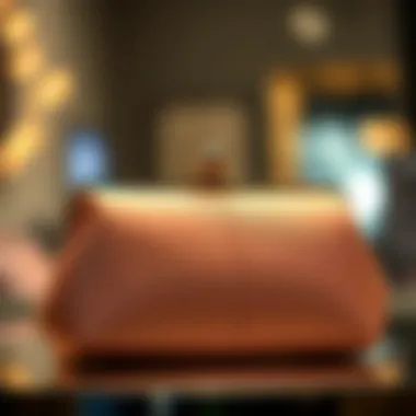 Elegant clutch-style cosmetic bag perfect for evening outings