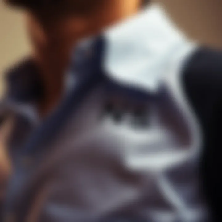 Personalized Clothing with Custom Name Stamp A unique piece of clothing marked with a custom name stamp