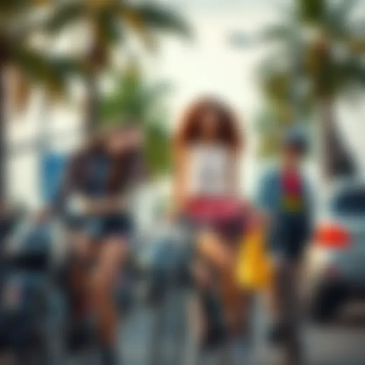 Versatile Styling with Bike Shorts Diverse outfit combinations featuring bike shorts