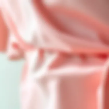 Quality Fabric of the Blush Jumpsuit Close-up of fabric texture of the blush jumpsuit emphasizing quality and comfort
