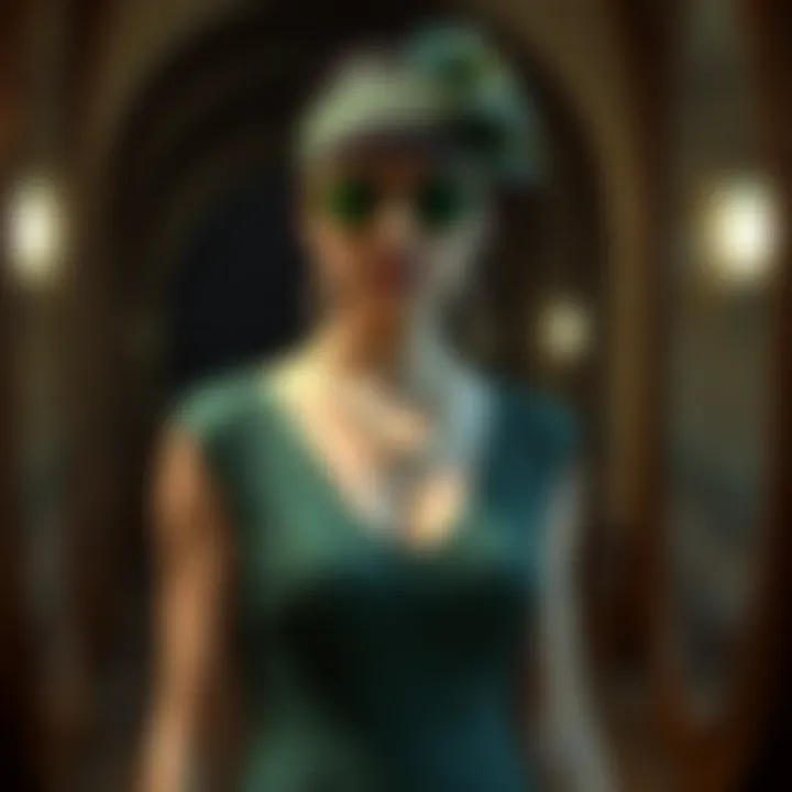 Modern Flapper Dress Design Modern reinterpretation of the flapper dress, blending vintage style with contemporary elements.