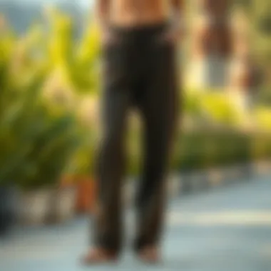 Eco-Friendly Casual Pants Eco-friendly casual pants made from sustainable materials