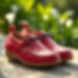 Elegant HUT Moc shoes showcasing their unique design