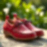 The Unique Design of HUT Moc Shoes Elegant HUT Moc shoes showcasing their unique design