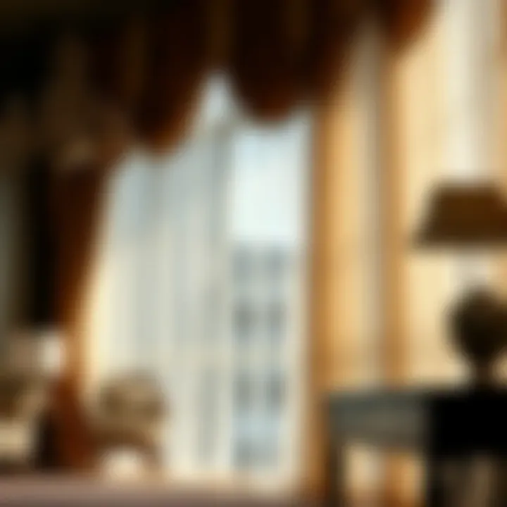 Elegant drapery showcasing American craftsmanship