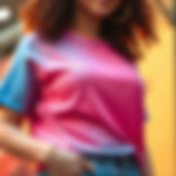 Vibrant Casual Top in Soft Fabric Casual plus size top in soft fabric with vibrant colors