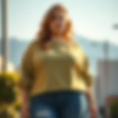 Eco-Friendly Sustainable Top for Plus Size Style Sustainable plus size top made from eco-friendly materials