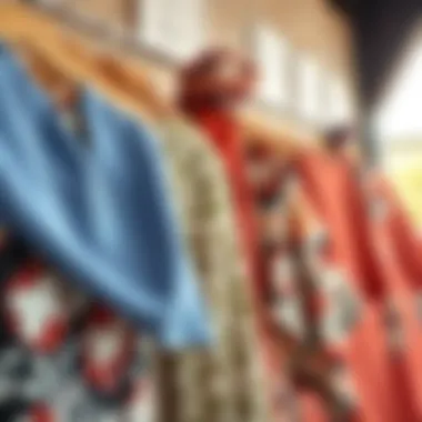 Eco-Friendly Fashion Choices An assortment of sustainable fabrics highlighting eco-friendly fashion options.