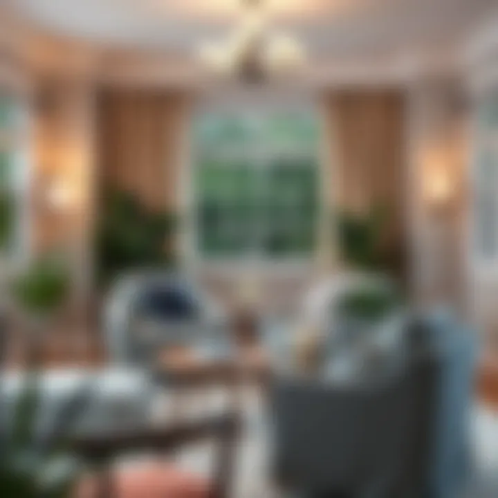 Cozy Living Room with Gray Stretch Chair Covers Cozy living room featuring gray stretch chair covers