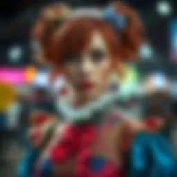 Vibrant Klee cosplay showcasing intricate details