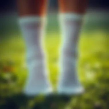 Comparison of dry feet vs. feet in moisture socks