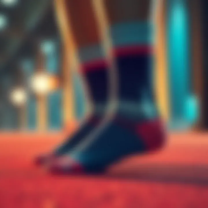 Illustration of moisture-wicking technology in action