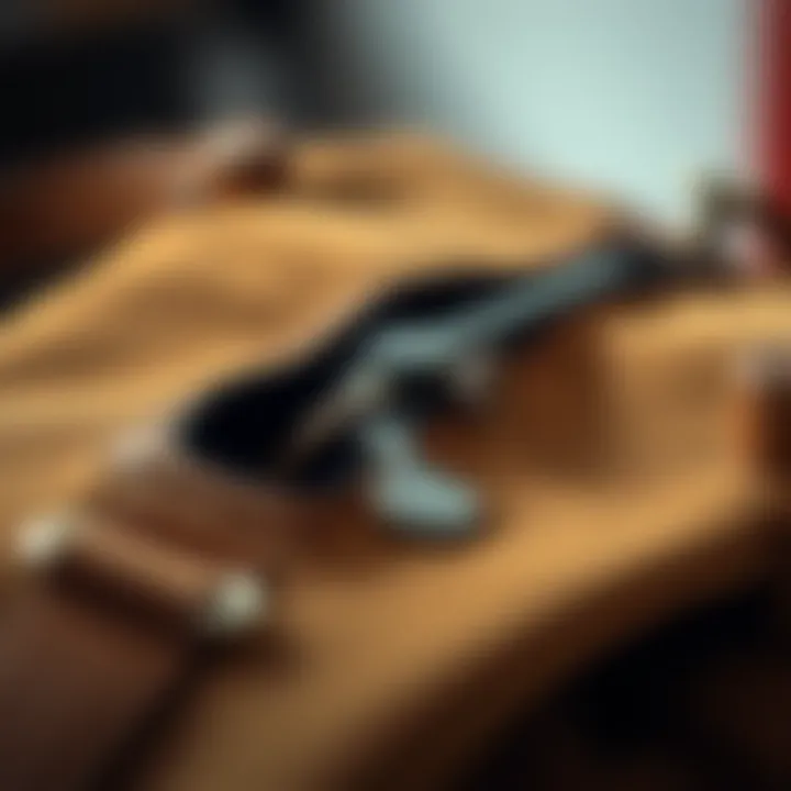 Exceptional Craftsmanship Close-up of Newhey duffle bag craftsmanship