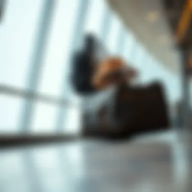 Ideal for Travel Newhey duffle bag in a travel setting