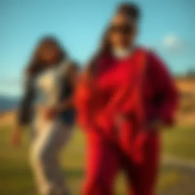 Layering Styles for Sweatsuits Fashionable layering options with plus size two piece sweatsuits for diverse styling.