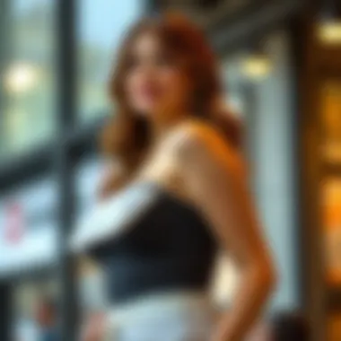 Confidence Boost through Posture Correcting Wear Woman confidently wearing posture correcting shapewear