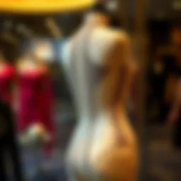 Elegant posture correcting shapewear on display