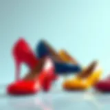 Elegant round toe pumps in vibrant colors