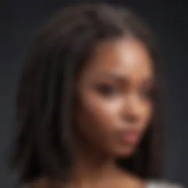 A beautifully maintained Senegalese twist braided wig illustrating care techniques