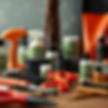 Essential Care Tools for Dreadlock Extensions An array of maintenance tools and products essential for caring for single ended dreadlock extensions.