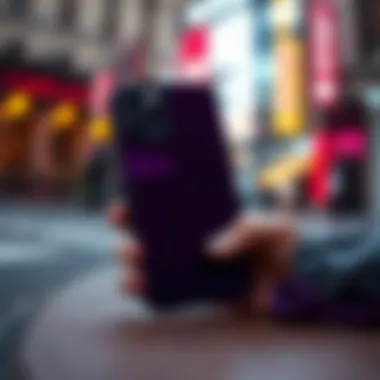 Stylish square phone case options for personalization