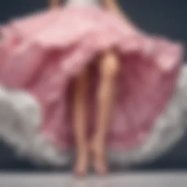 An artistic representation of self-expression through a vibrant big petticoat.