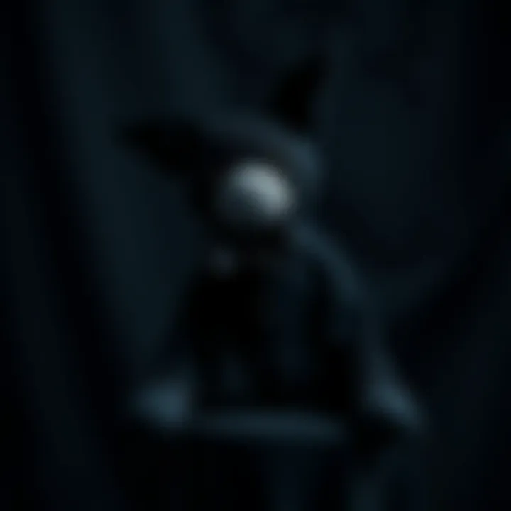 Gothic stuffy with a dark, moody background