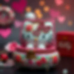 A beautifully crafted Hello Kitty jewellery box adorned with intricate designs