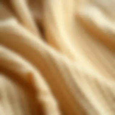 Texture and Quality Close-up of fabric textures highlighting quality and comfort