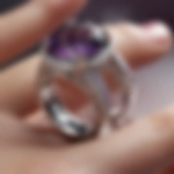 Exploring the Allure of the 925 Silver Amethyst Ring Summary