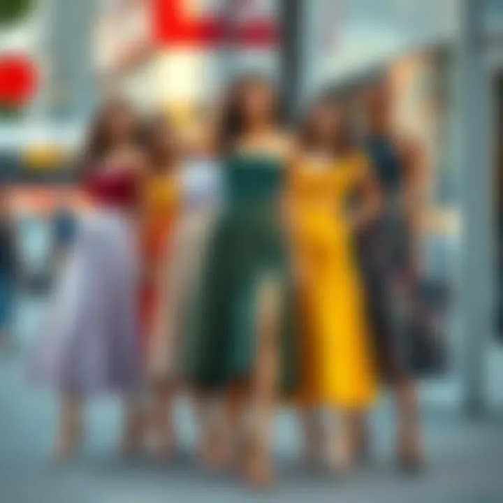 Flattering A-Line Skirts for Every Body Type Diverse body types wearing ankle length A-line skirts confidently