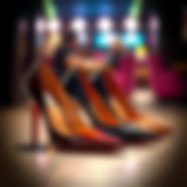 Diverse styles of wide width pointed toe heels