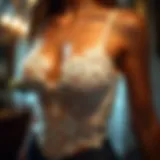 Intricate lace detailing on a bodysuit showcasing elegance and sophistication