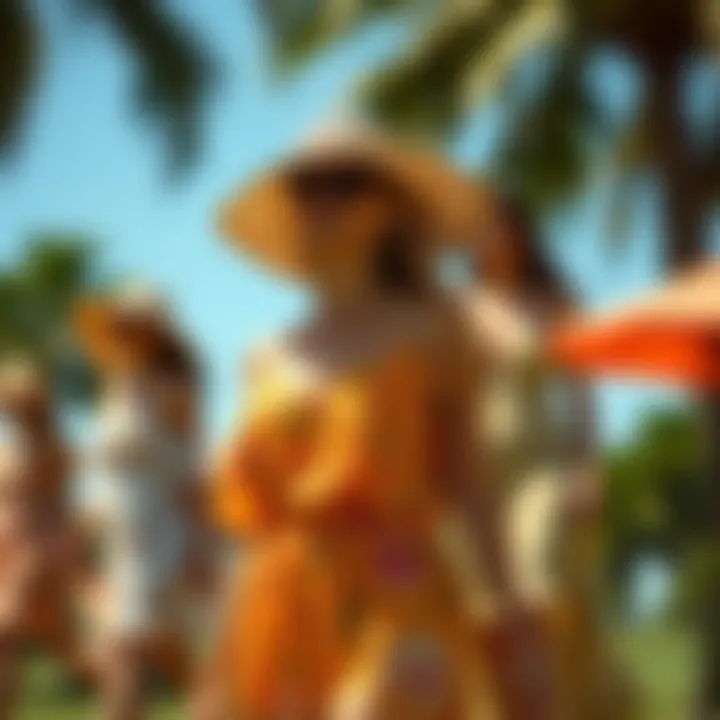 Seasonal Trends in Sun Dresses Seasonal trends featuring various styles of sun dresses