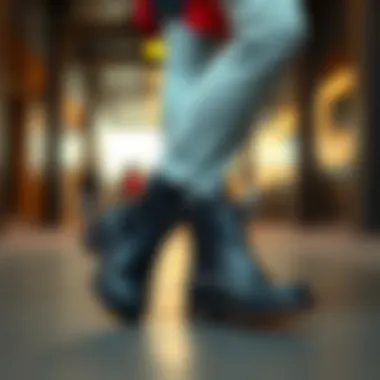 Fashion Trends Featuring Round Toe Chelsea Boots Round toe Chelsea boots paired with modern fashion attire