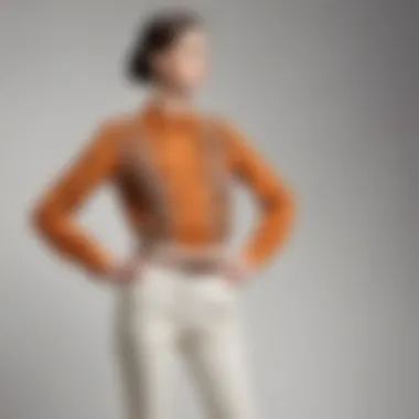 Versatile Styling of the Giraffe Blouse Creative styling of the giraffe blouse paired with modern accessories and trendy bottoms