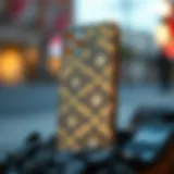 Stylish phone case with intricate designs