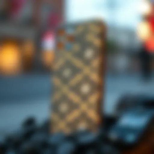 Stylish phone case with intricate designs