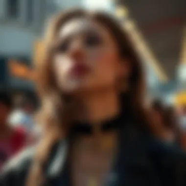 Cultural Resonance: The Meaning Behind Letter Chokers Artistic representation of the cultural significance of letter choker necklaces