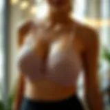 Elegant design of a maternity backless bra showcasing comfort and style