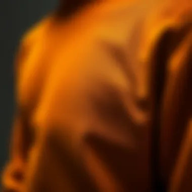 Fabric Texture of Drop Shoulder Sweatshirt Close-up on fabric texture of drop shoulder sweatshirt